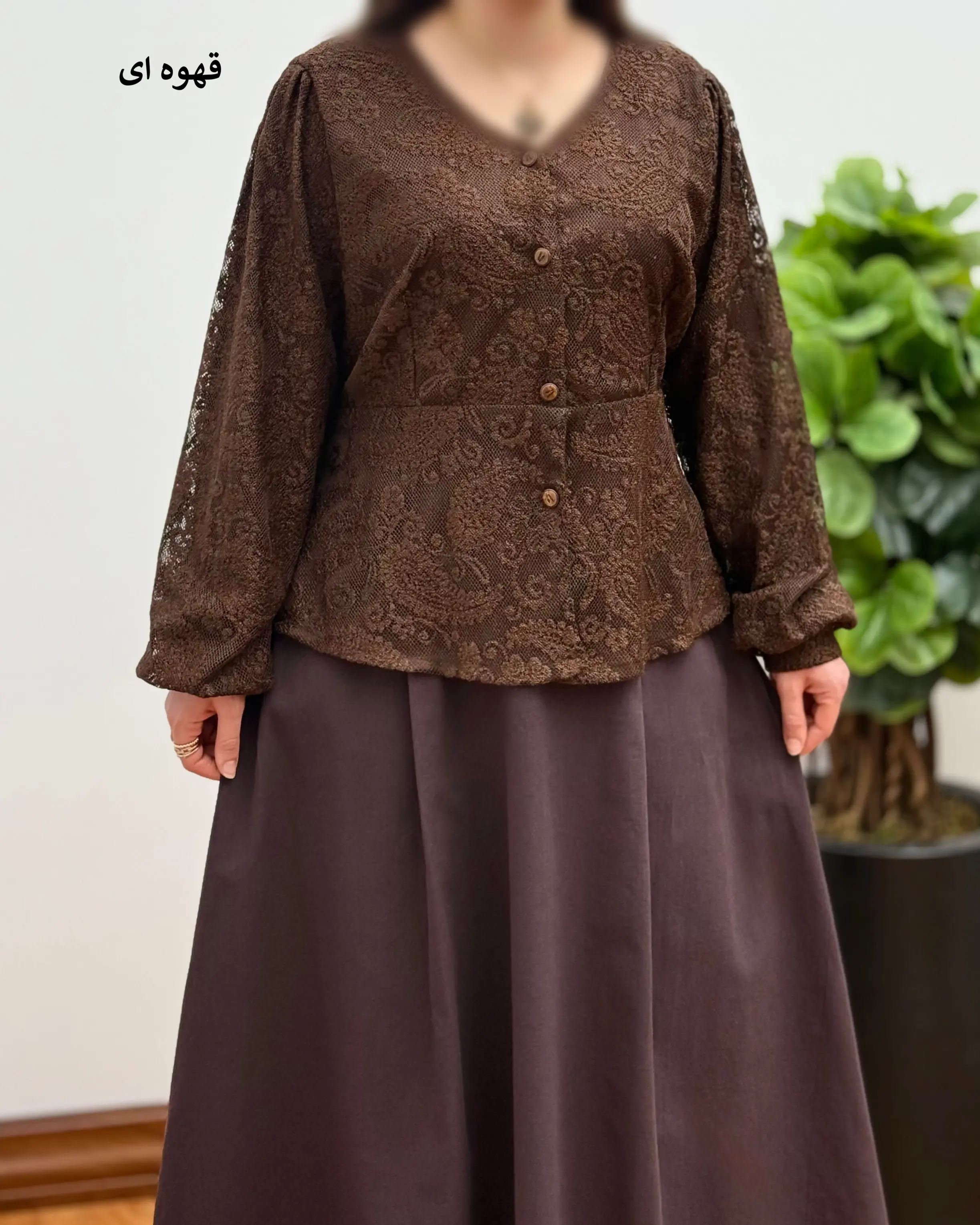 ست شومیز دامن دخترانه دانتل